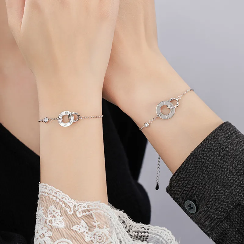 Nine Music S925 Silver Bracelets Unisex-4