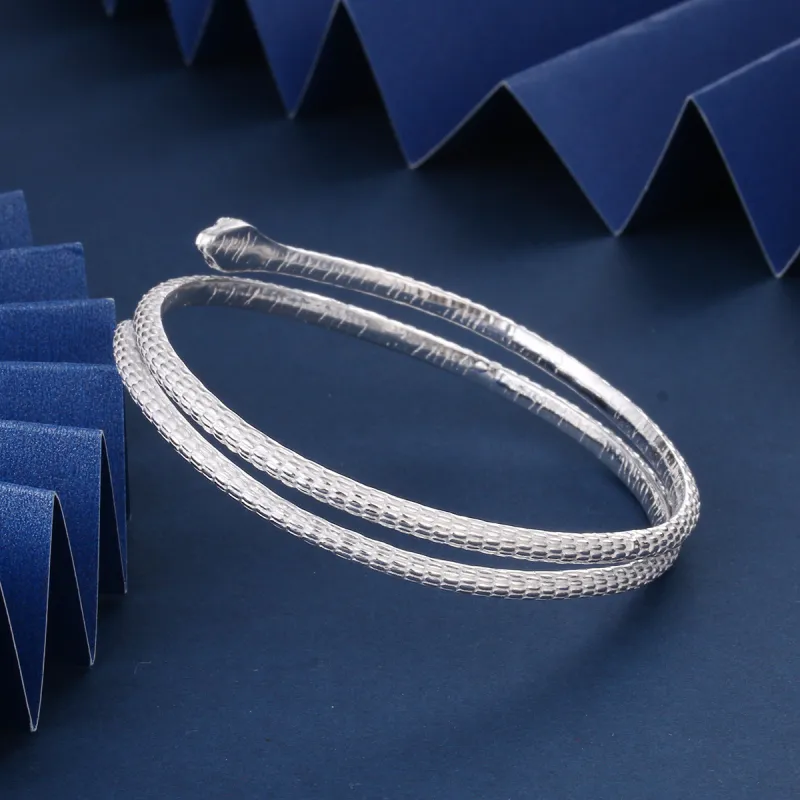 Nine Music 999 Fine Silver Bangles Unisex-3
