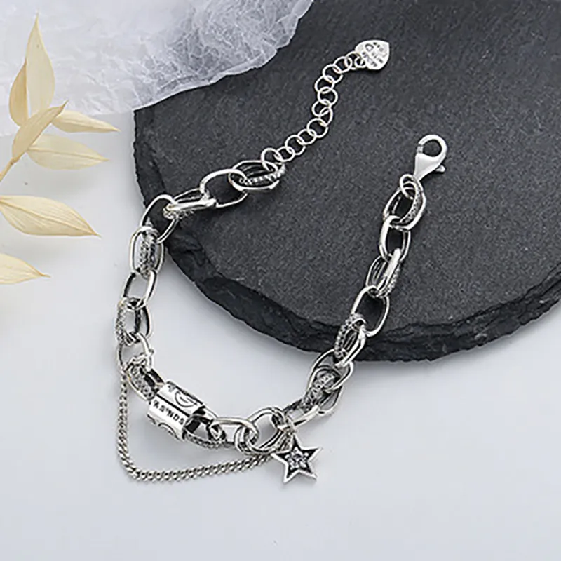 Nine Music S925 Silver Bracelets Unisex-3