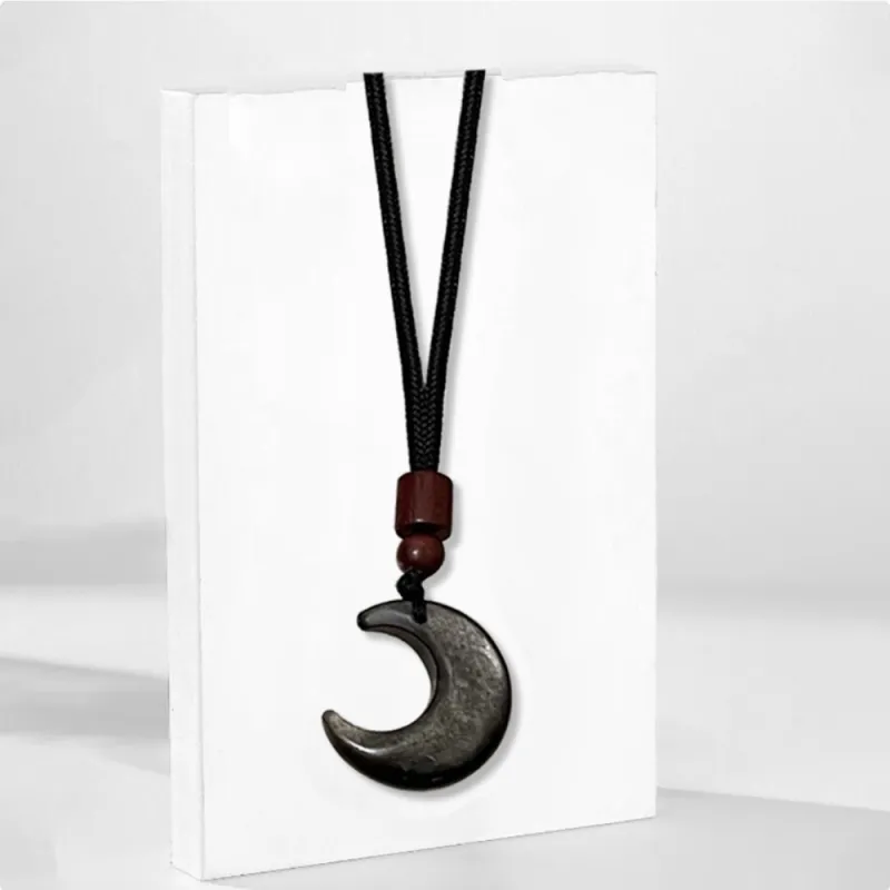 Nine Music Obsidian Necklaces Unisex-6