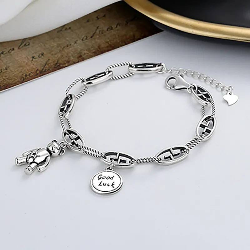 Nine Music S925 Silver Bracelets Unisex-4