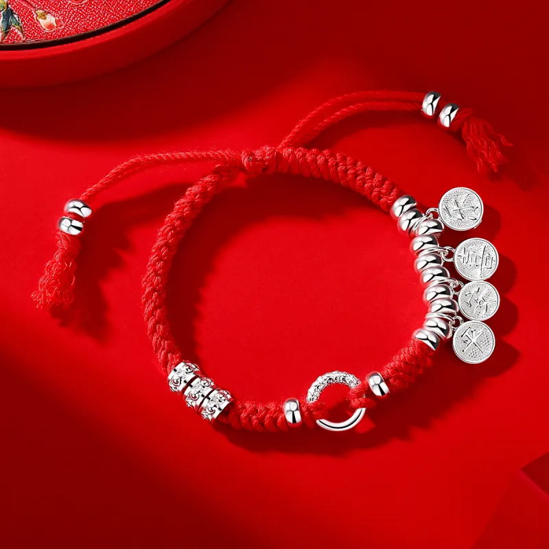 Nine Music 990 Silver Pure Silver Bracelets Unisex-2