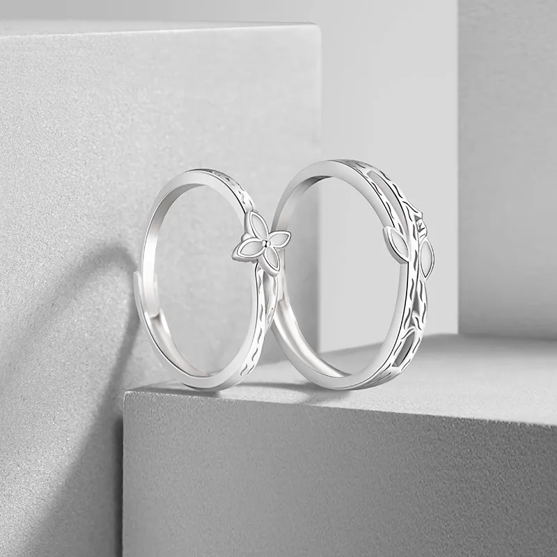 Nine Music 925 Sterling Silver Rings Unisex-12