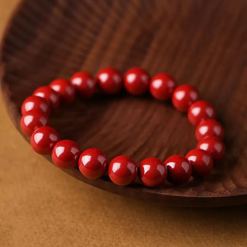 Nine Music Reconstructed Cinnabar Bracelets Unisex-2