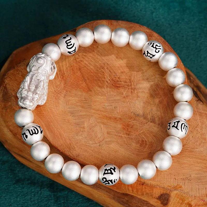 Nine Music 999 Fine Silver Pure Silver Bracelets Unisex-2