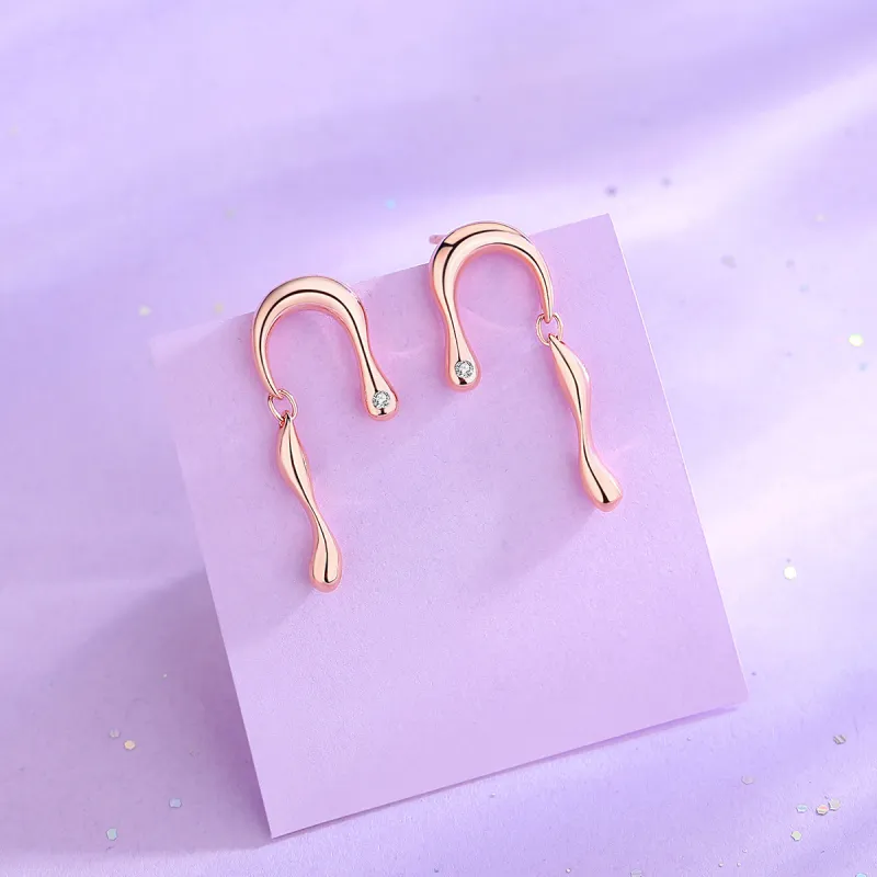 Nine Music S925 Silver Earrings Women's-2