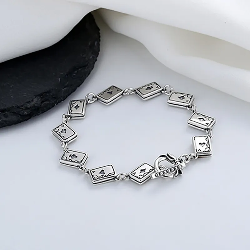 Nine Music S925 Silver Bracelets Unisex-4