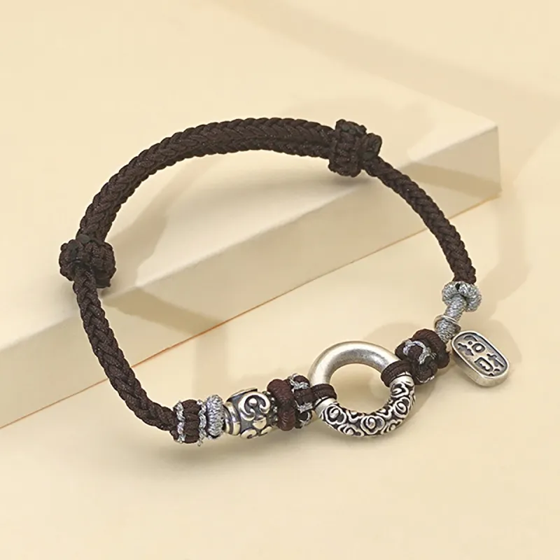 Nine Music 999 Fine Silver Hand Rope Unisex-3