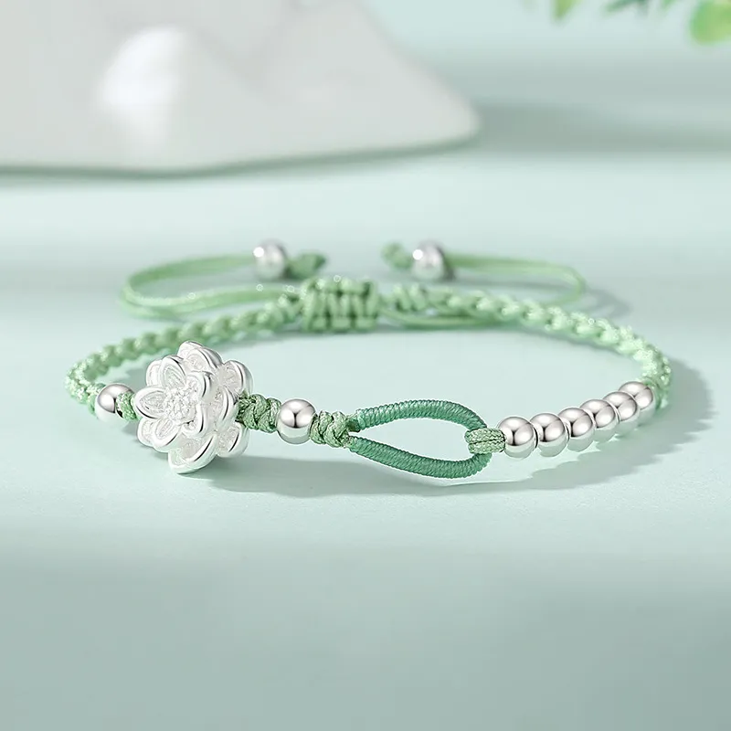 Nine Music 999 Fine Silver Hand Rope Women's-3