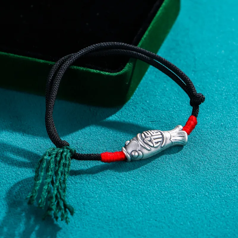 Nine Music Silver 999 Bracelets Unisex-1