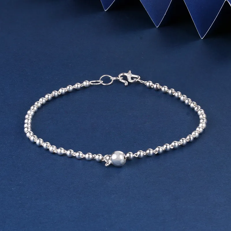 Nine Music Foot Silver 990 Anklets Unisex-1