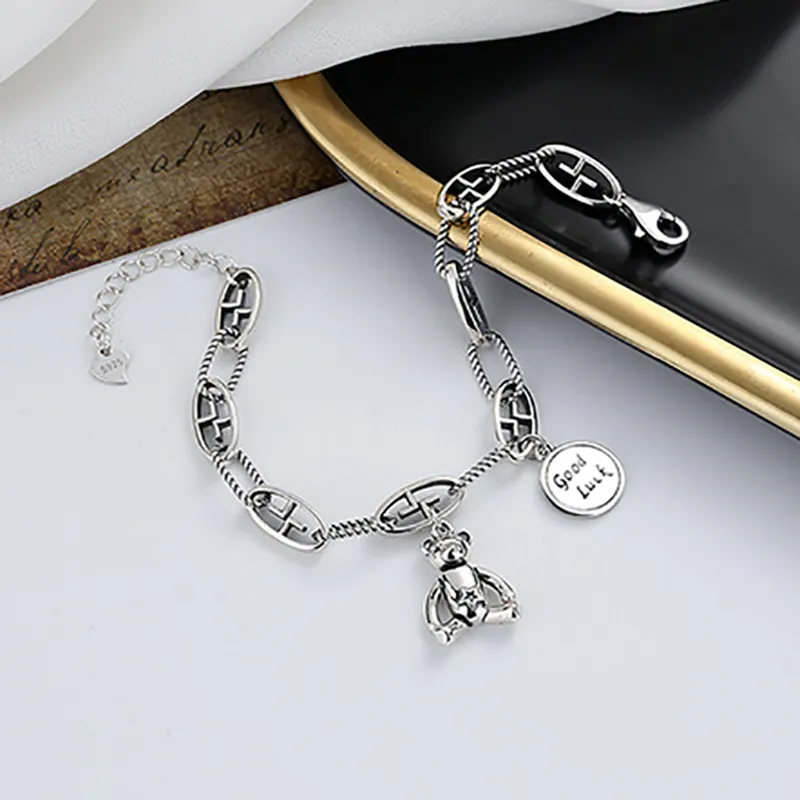Nine Music S925 Silver Bracelets Unisex-2