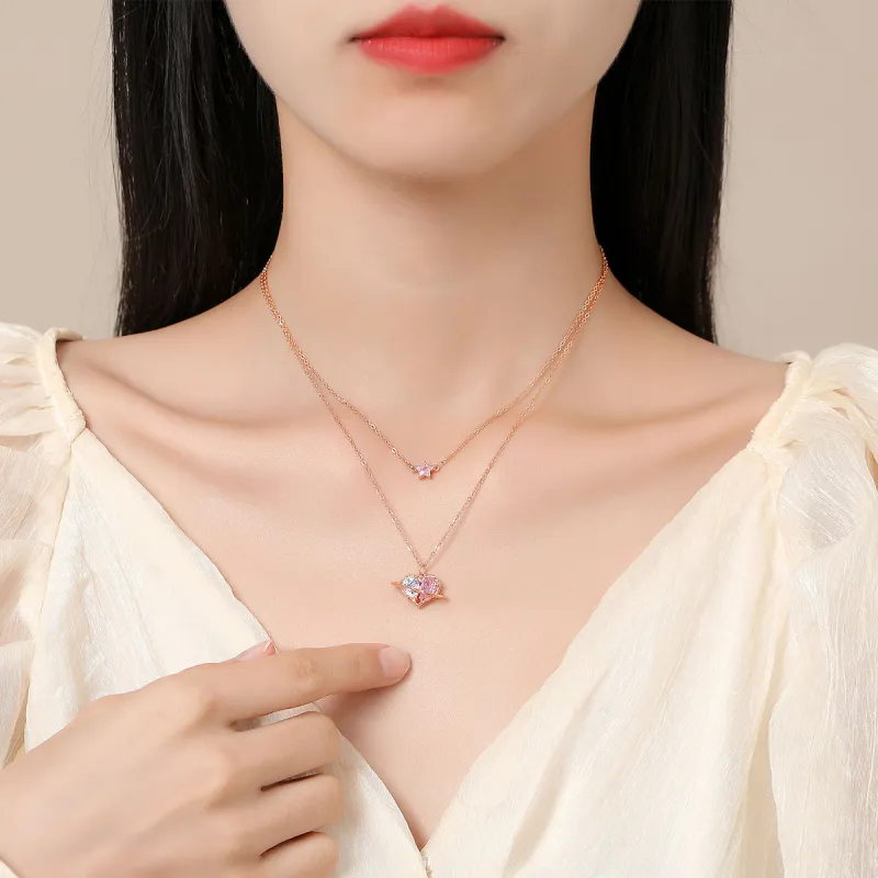 Nine Music S925 Silver Necklaces Women's-11