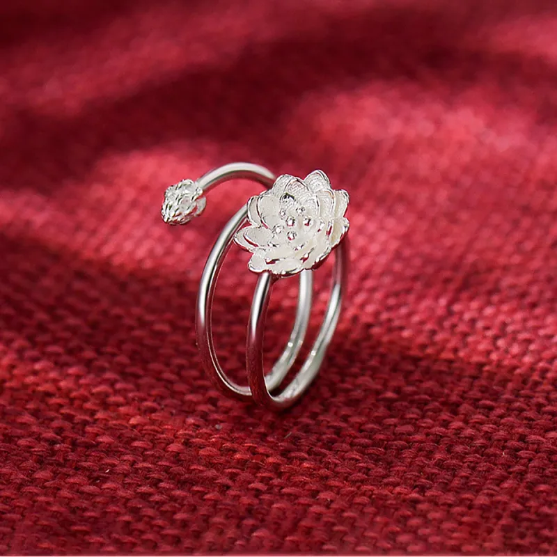 Nine Music 999 Fine Silver Rings Women's-2