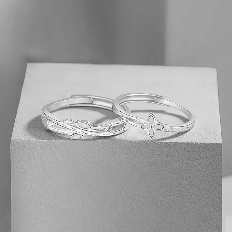 Nine Music 925 Sterling Silver Rings Unisex-6