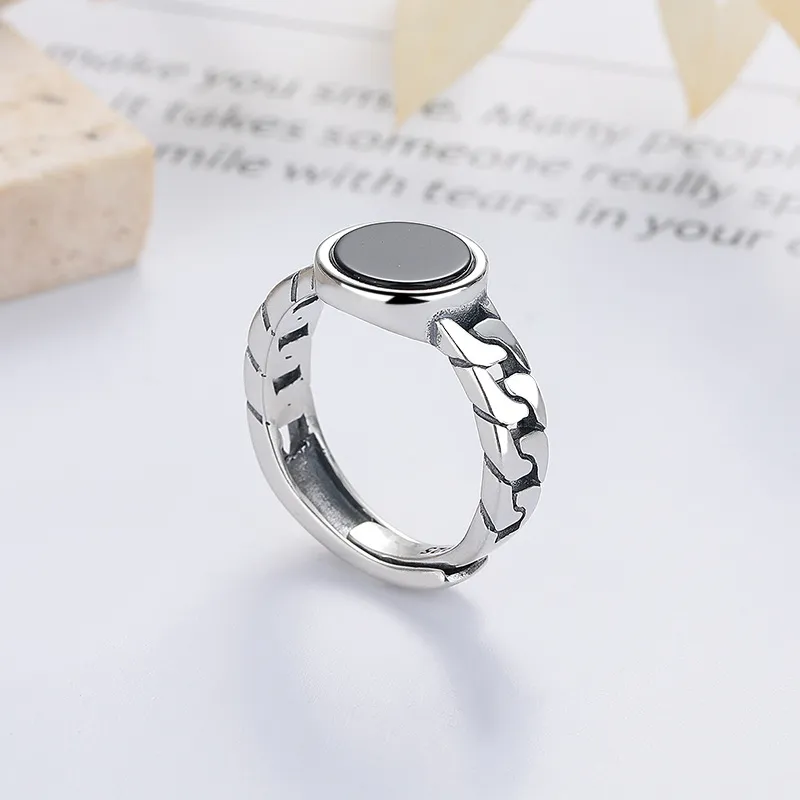 Nine Music S925 Silver Rings Men's-2