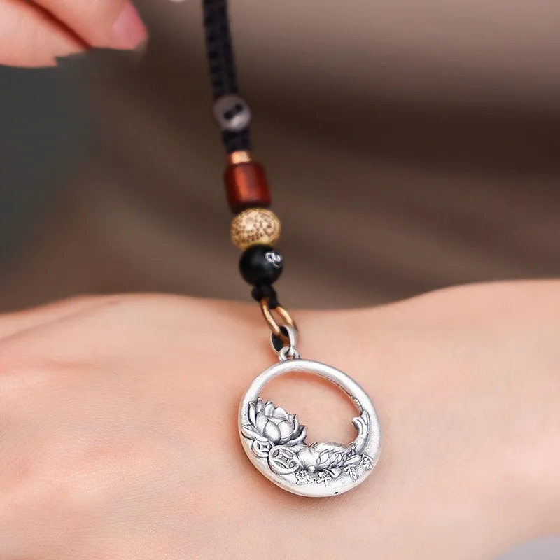 Nine Music Sterling Silver Cell Phone Pendants Unisex-6