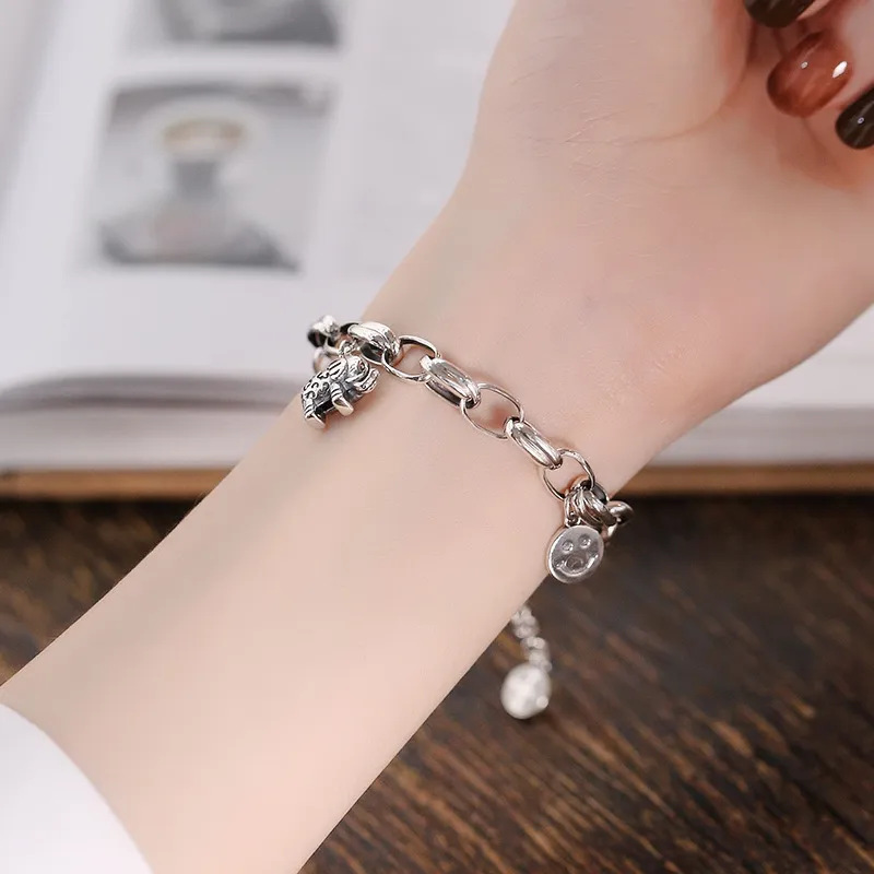 Nine Music S925 Silver Bracelets Unisex-6