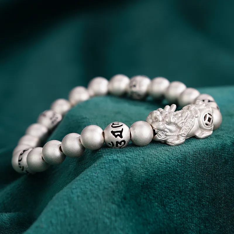 Nine Music 999 Fine Silver Pure Silver Bracelets Unisex-5