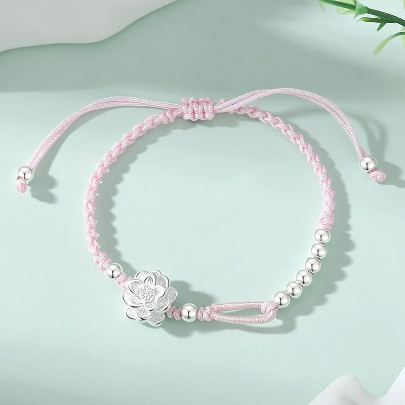 Nine Music 999 Fine Silver Hand Rope Women's-2