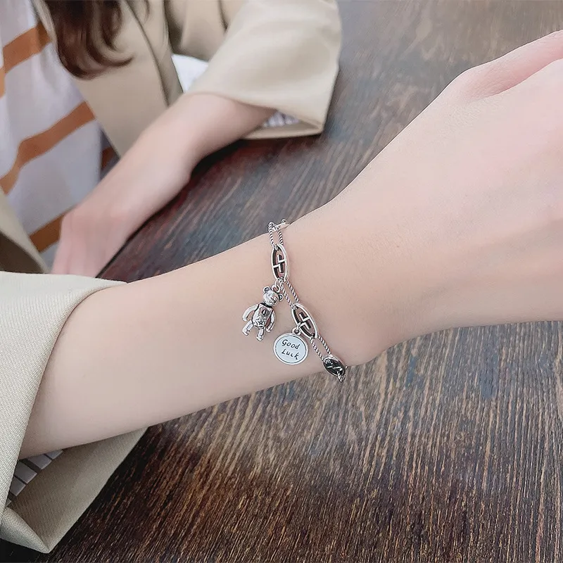Nine Music S925 Silver Bracelets Unisex-5