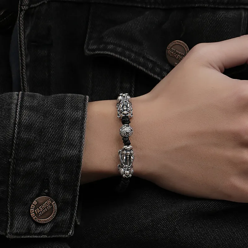 Nine Music 999 Fine Silver Bracelets Unisex-6