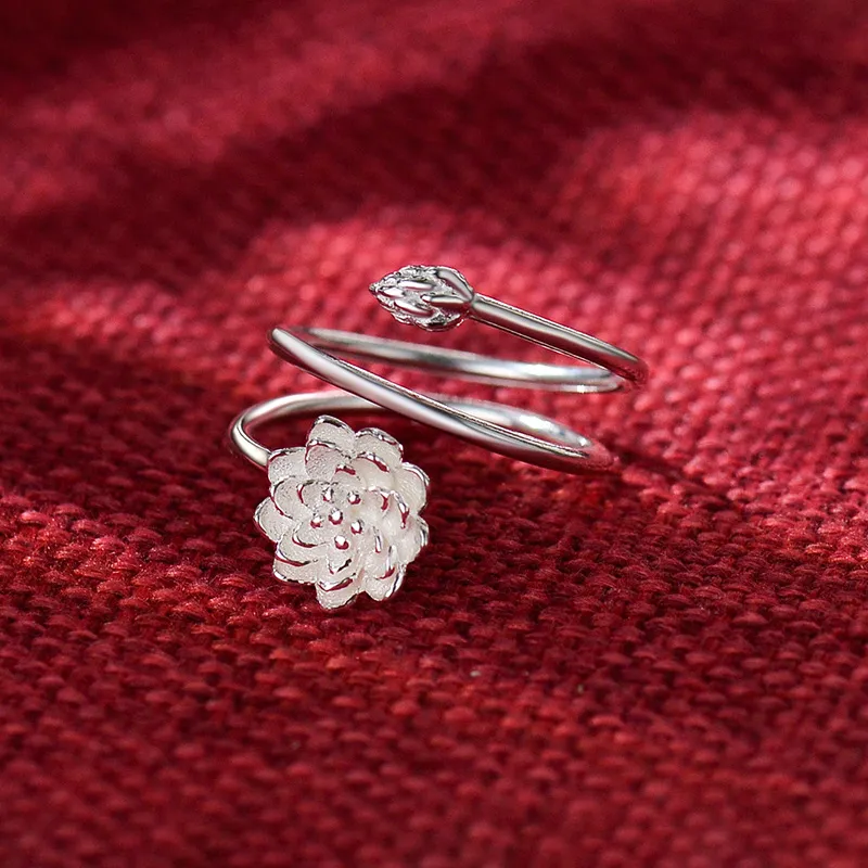 Nine Music 999 Fine Silver Rings Women's-3