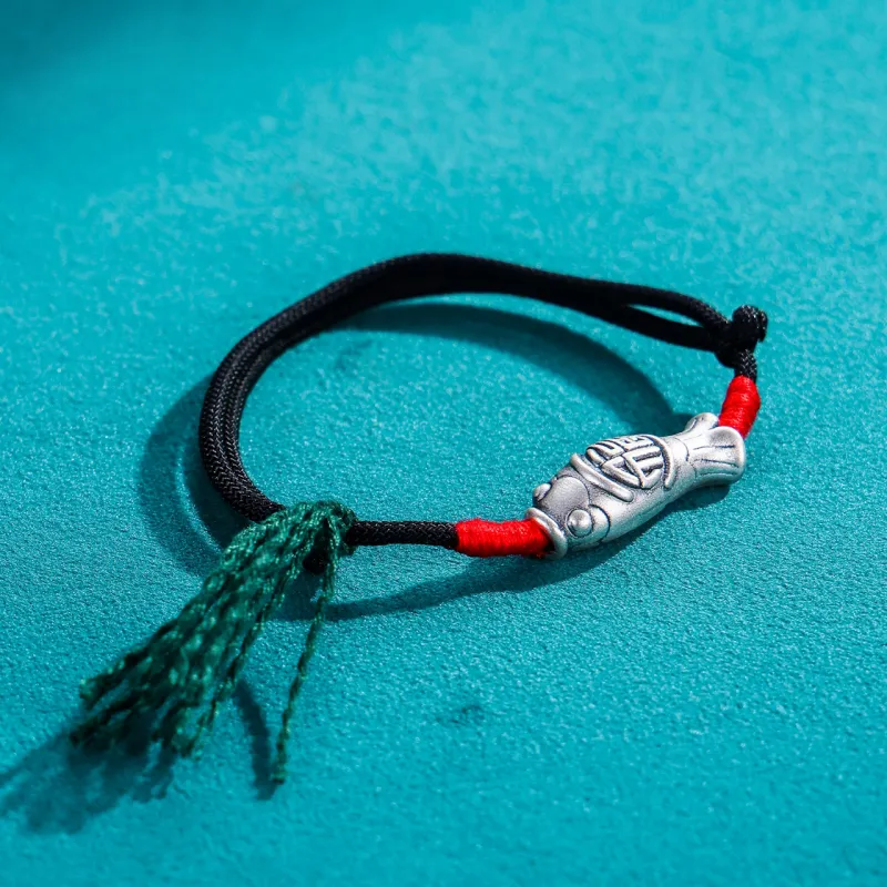 Nine Music Silver 999 Bracelets Unisex-3