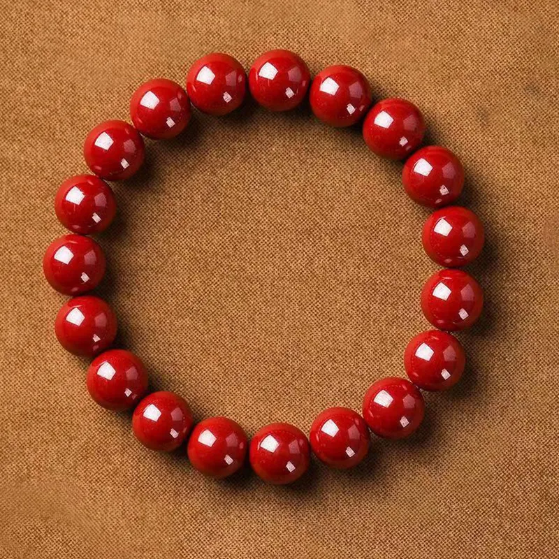 Nine Music Reconstructed Cinnabar Bracelets Unisex-4