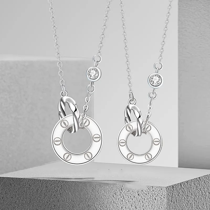 Nine Music S925 Silver Necklaces Unisex-3