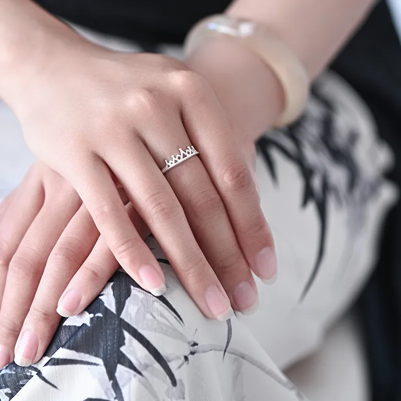 Nine Music 999 Fine Silver Sterling Silver Rings Unisex-3