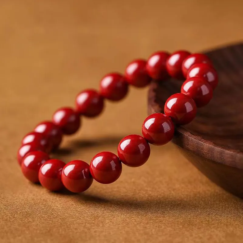 Nine Music Reconstructed Cinnabar Bracelets Unisex-3