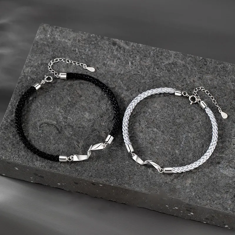 Nine Music S925 Silver Bracelets Unisex-3