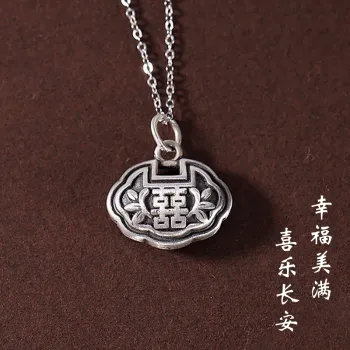 Nine Music Foot Silver 990 Necklaces Women's