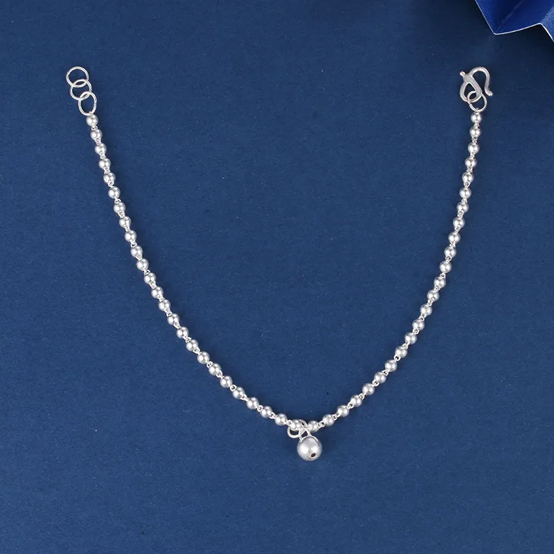 Nine Music Foot Silver 990 Anklets Unisex-3