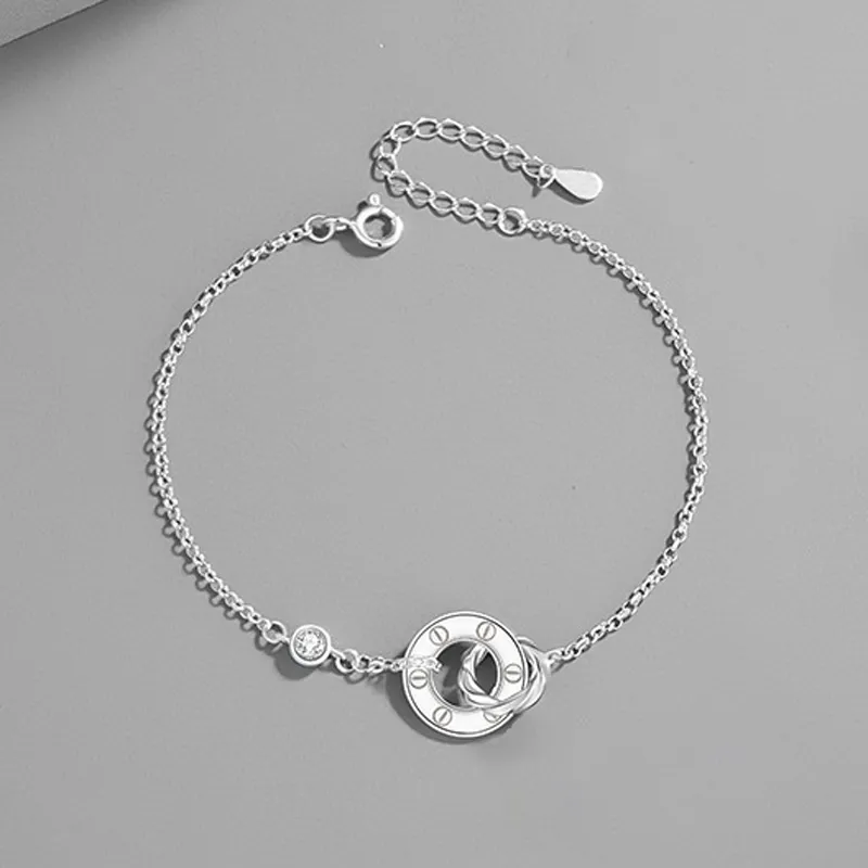 Nine Music S925 Silver Bracelets Unisex-7