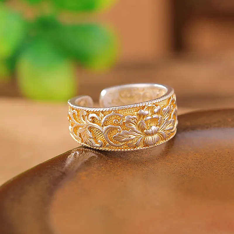 Nine Music 999 Fine Silver Rings Women's-5