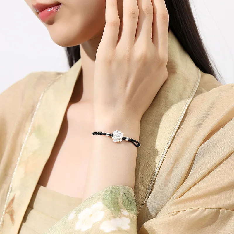Nine Music 999 Fine Silver Hand Rope Women's-5