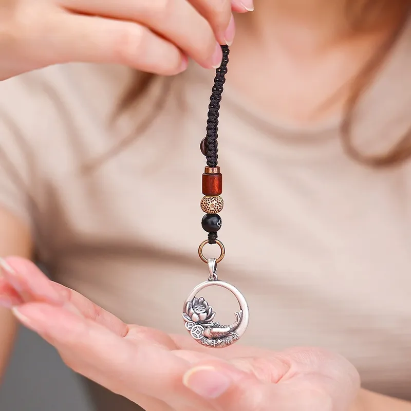 Nine Music Sterling Silver Cell Phone Pendants Unisex-4