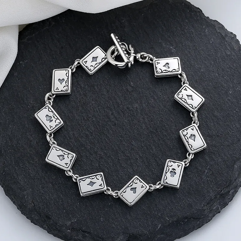 Nine Music S925 Silver Bracelets Unisex-1