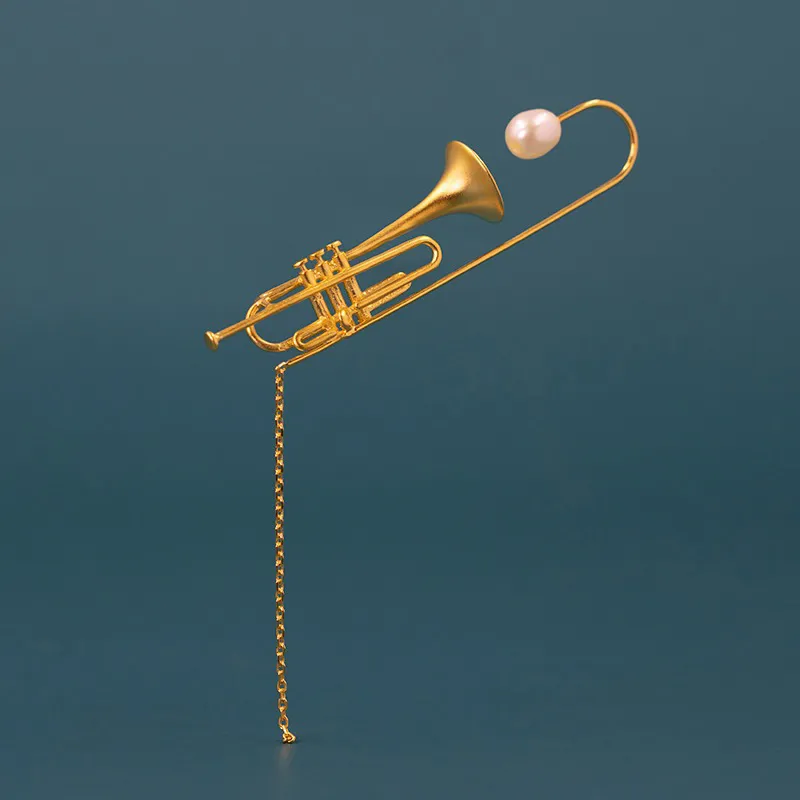 Nine Music S925 Silver Pearl Brooches Women's-1