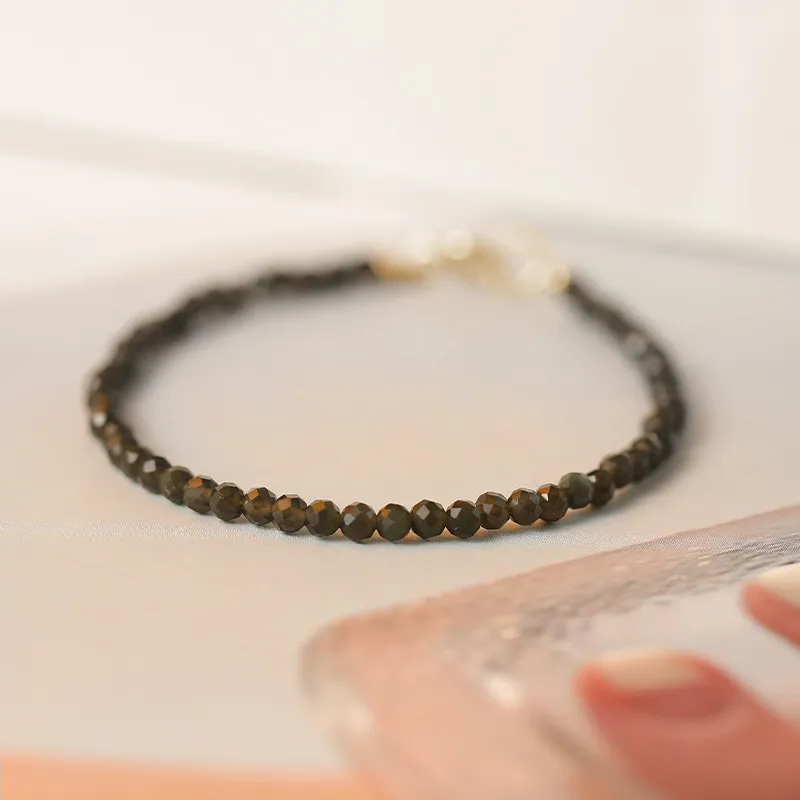 Nine Music Obsidian Bracelets Women's-3