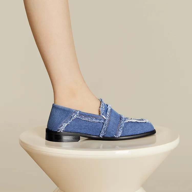 7or9 Blue Sea Loafers Women's Women's Blue-4
