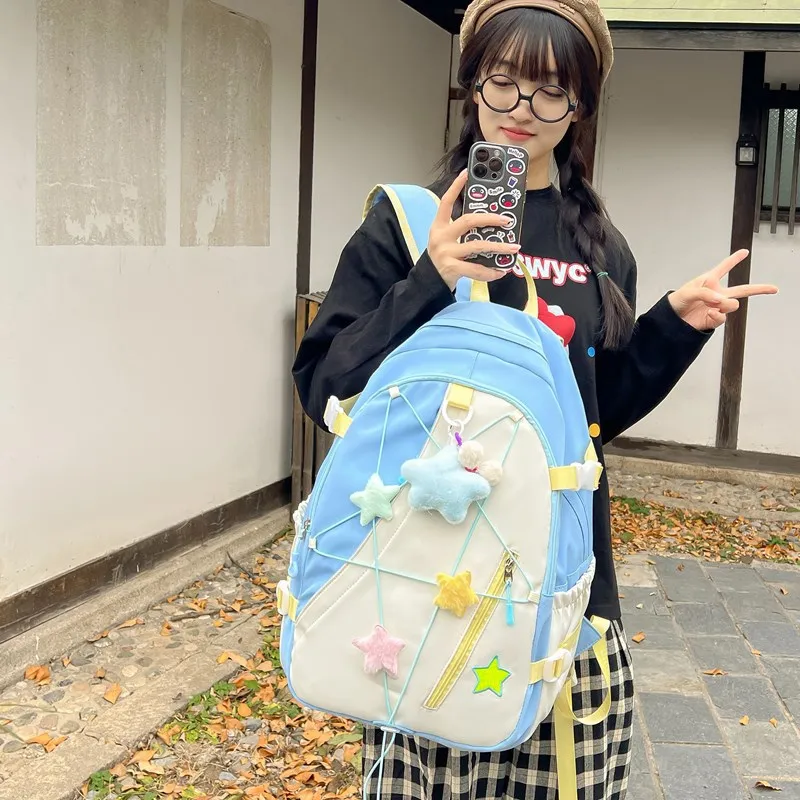 S.REPHEN Composite Cloth Backpack Unisex Multicolor-6