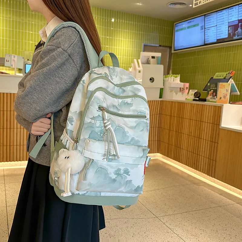 S.REPHEN Nylon Backpack Regular Unisex Multicolor-6