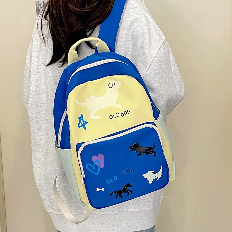 S.REPHEN Nylon Backpack Regular Women's Blue Purple-2