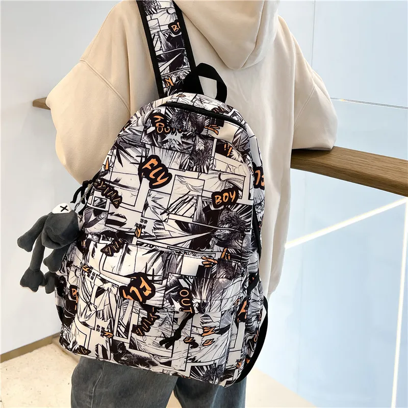 S.REPHEN Composite Cloth Backpacks Regular Unisex Black-5