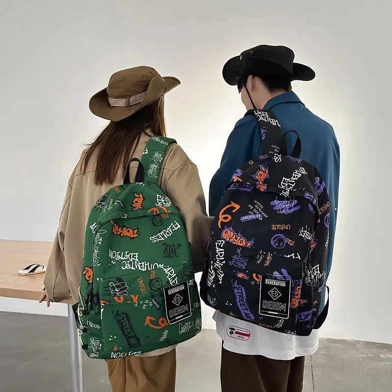 S.REPHEN Nylon Backpack Unisex Multicolor-6