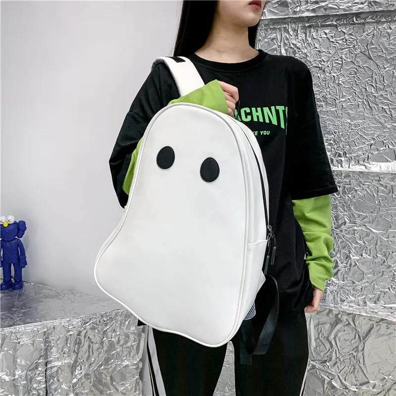 S.REPHEN PU Backpack Regular Unisex White-1