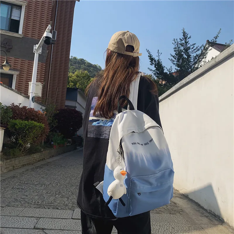 S.REPHEN Canvas Backpack Regular Unisex Gradient-3